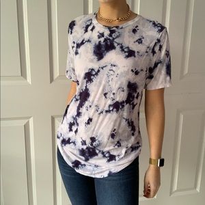 Blue abstract tee